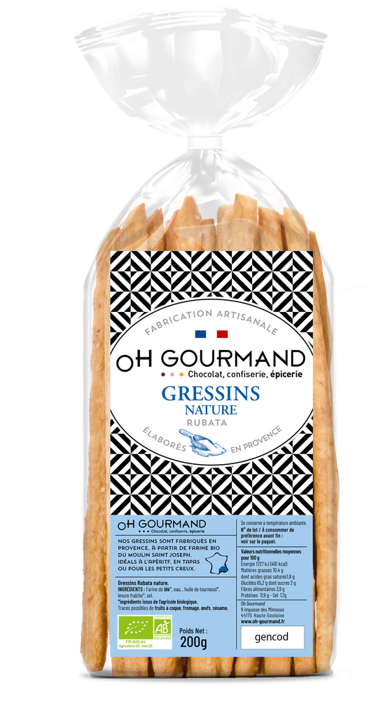 Gressins bio nature 200g X8