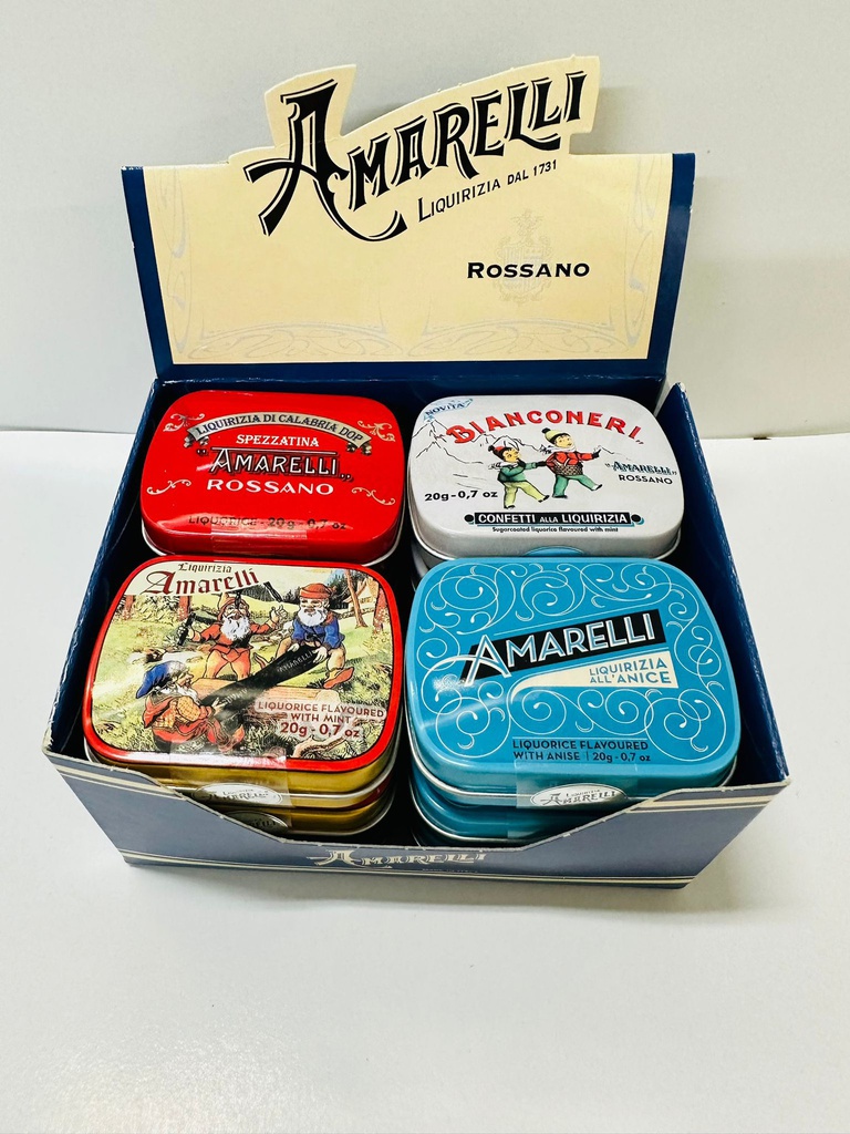 Présentoir Réglisse pure  boites assorties 20g x 12