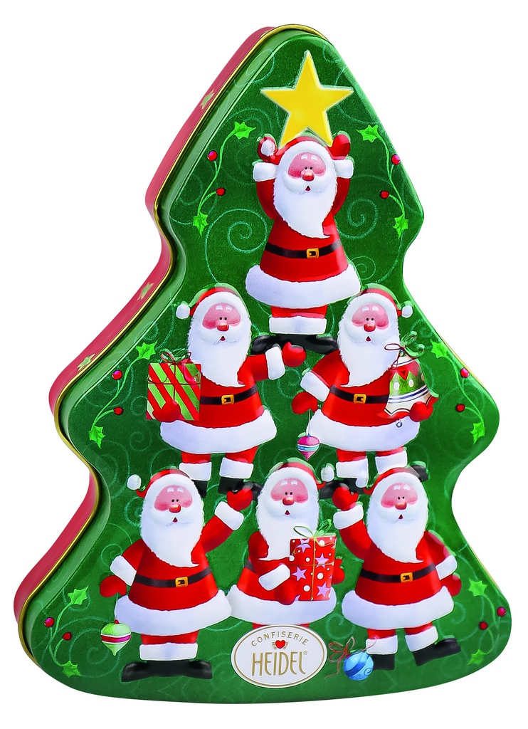 Boite métal Sapin "Christmas Time"108g x 6
