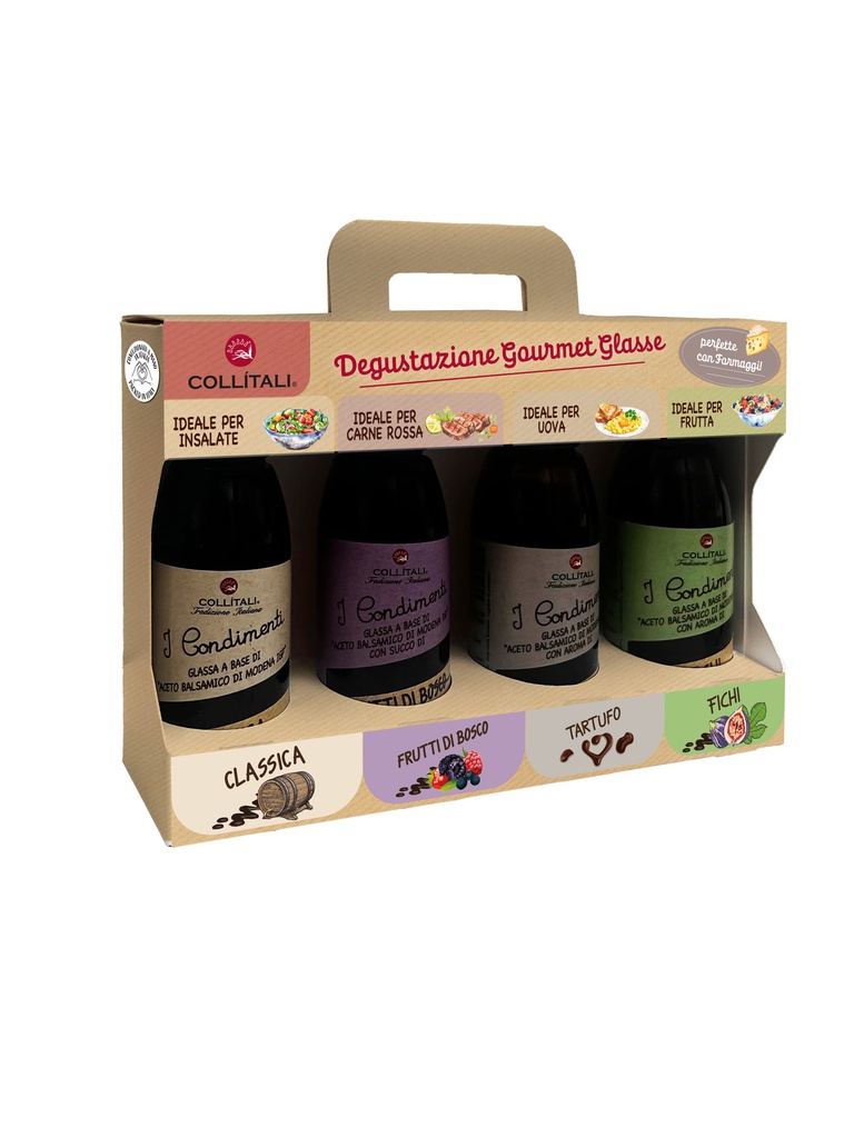 Coffret crème balsamique gourmet 4x100ml X6