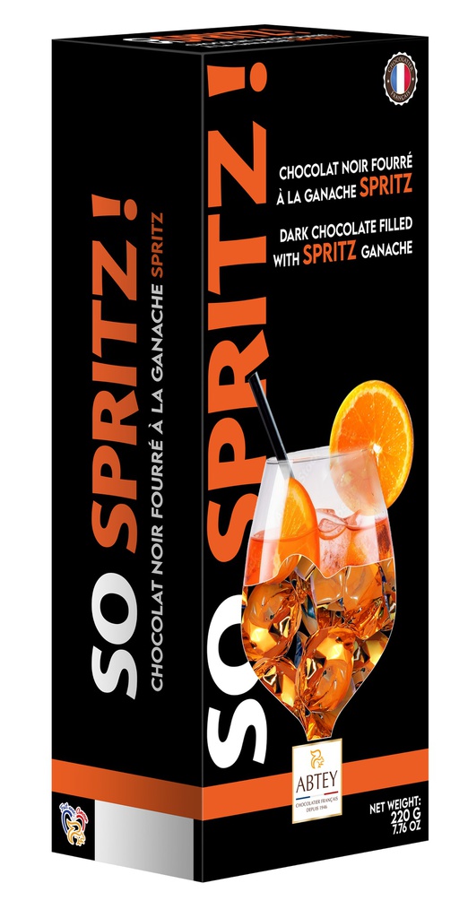 Coffret So spritz choc noir ganache spritz 220gx18