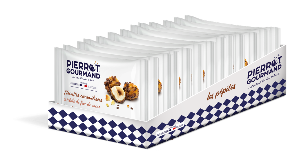 Sachet Noisettes caramélisées 45g x 12