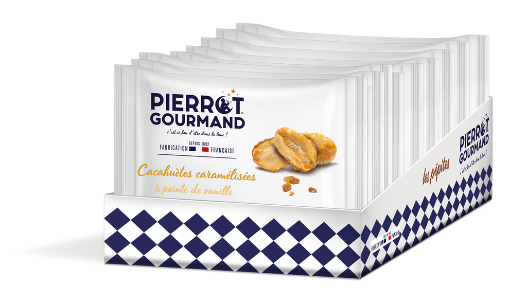 Sachet Cacahuetes caramélisées 45g x 12