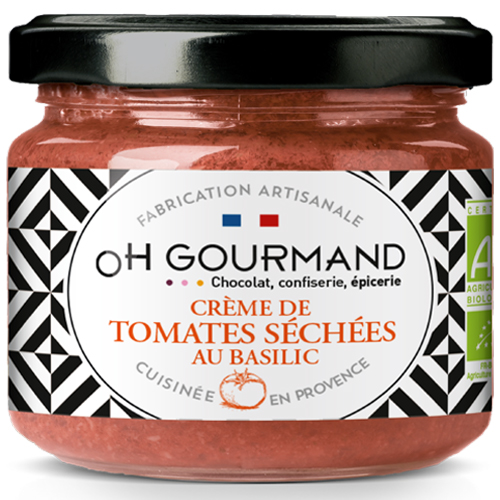 Crème de tomates séchées au basilic BIO 100g X6