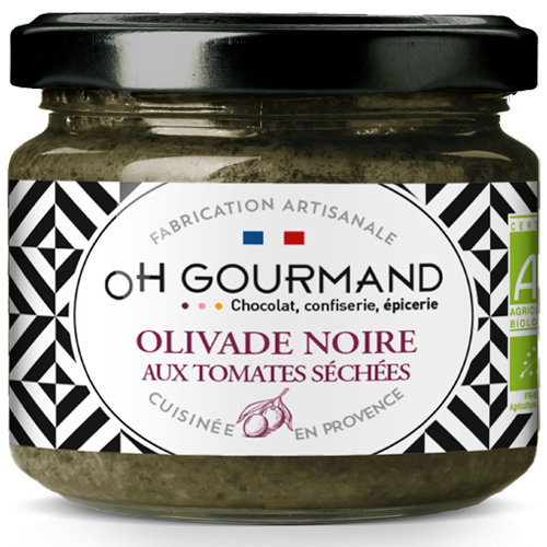 Olivade noire aux tomates séchées BIO 100g X6