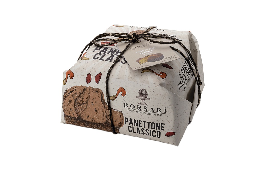 Panettone classique enveloppé main 500g x 12