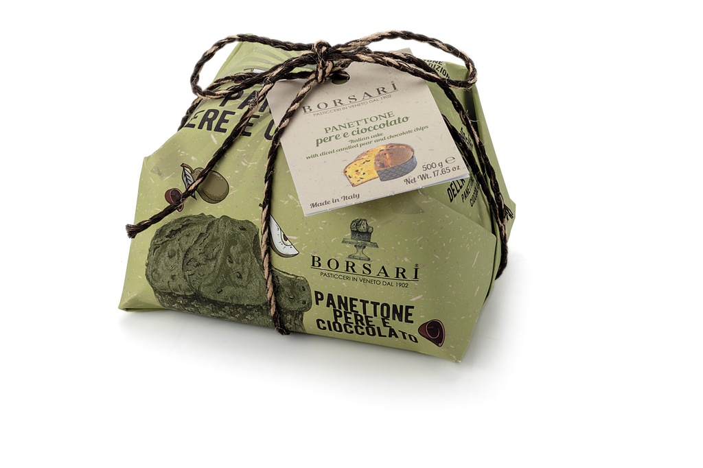 Panettone Poire choc env main 500g x 12