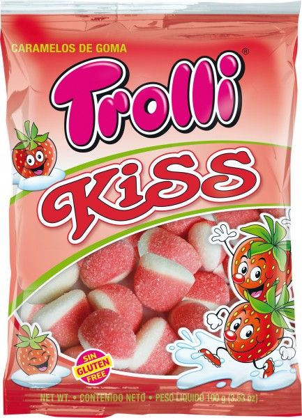 Sachet Kiss fraise 100g x 22