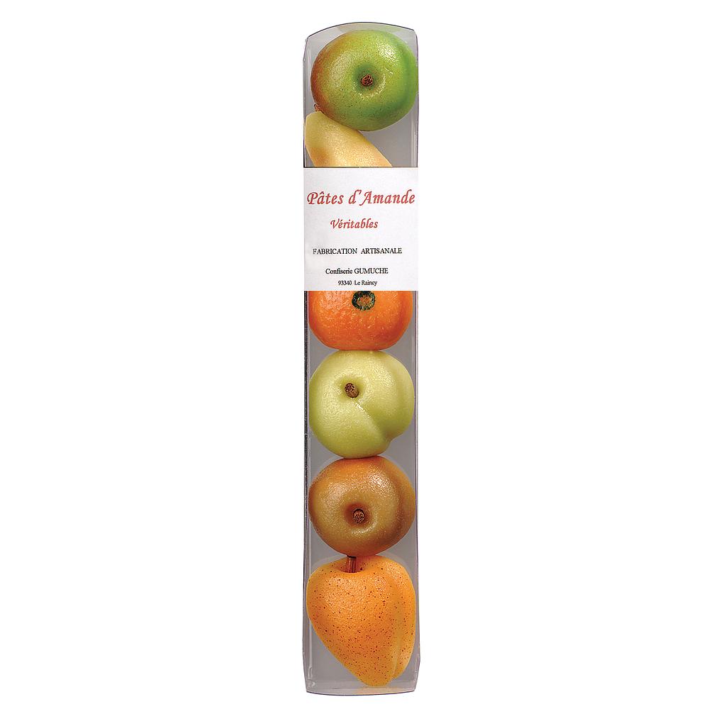 Réglette petits fruits pâte d'amande 70g x 8