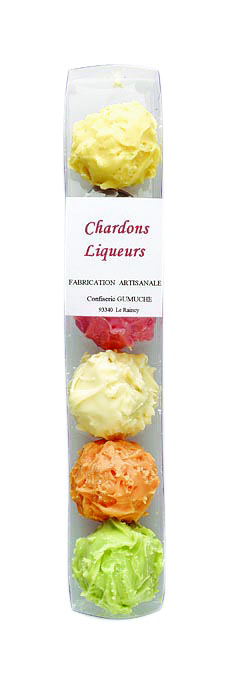 Réglette de 6 chardons liqueurs 60gx8