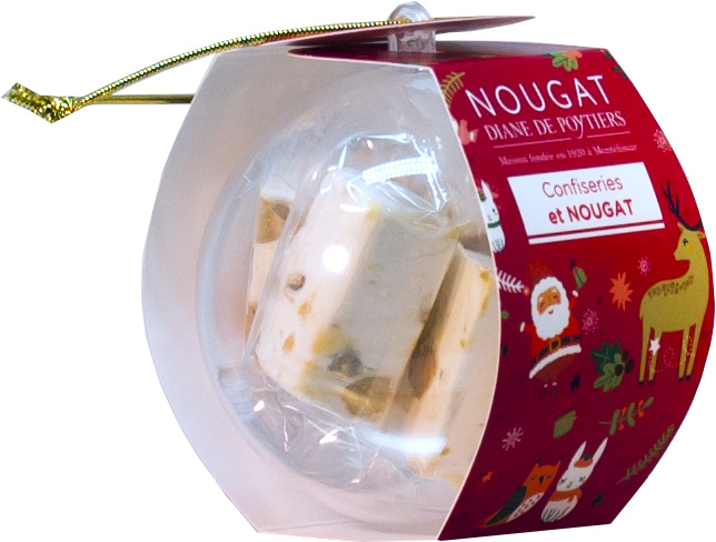 Boules de Noël avec nougats 35g x 6