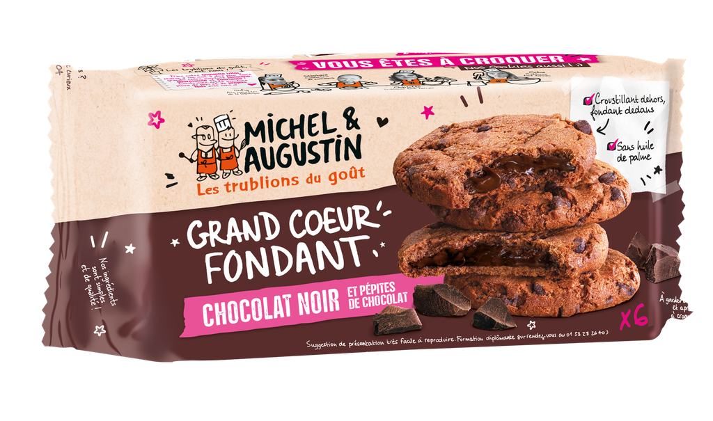 Cookie coeur fondant tout choc 180g x10