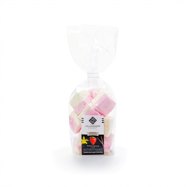 Sachet cubes de guimauve vanille fraise 80g x 10