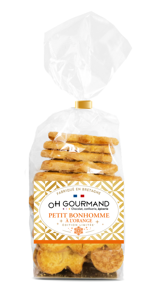 Sachet petit bonhomme à l'orange 100g X12