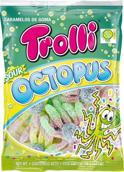 *Octopuss Trolli en sachet 100g x 12