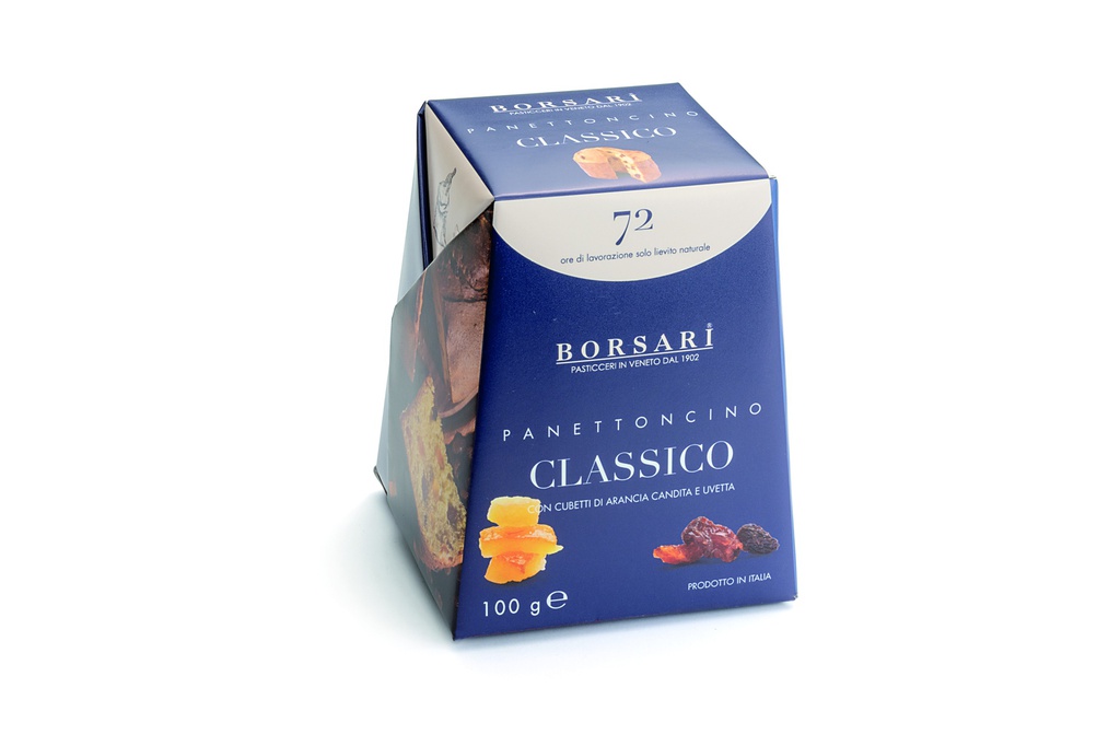 Petit Panettone classique boite carton 100g x 24