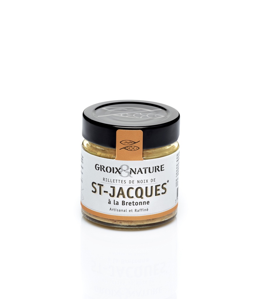 Rillettes de noix de St Jacques à la Bretonne 100g X12