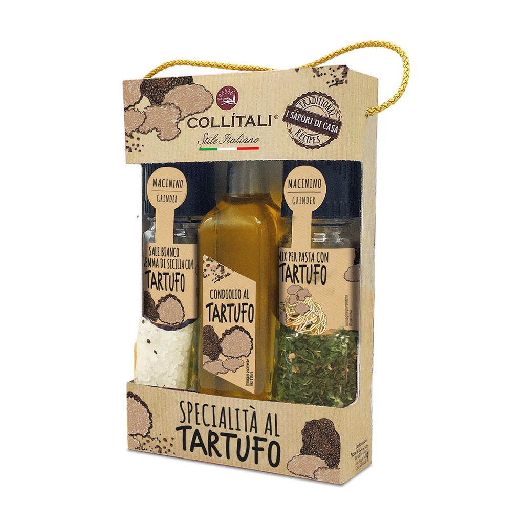 Coffret spécial truffe (sel, huile, épices) X6