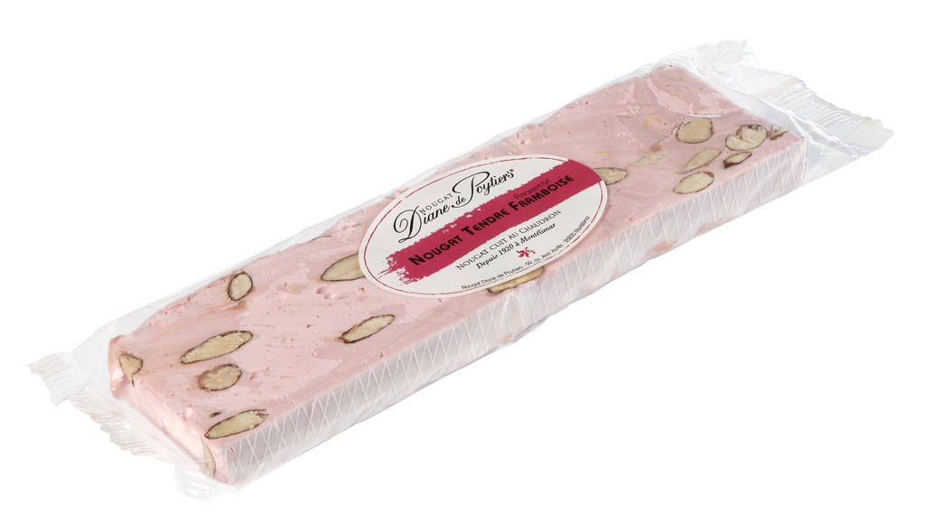 *Présentoir barres de nougat framboise 100g x 24