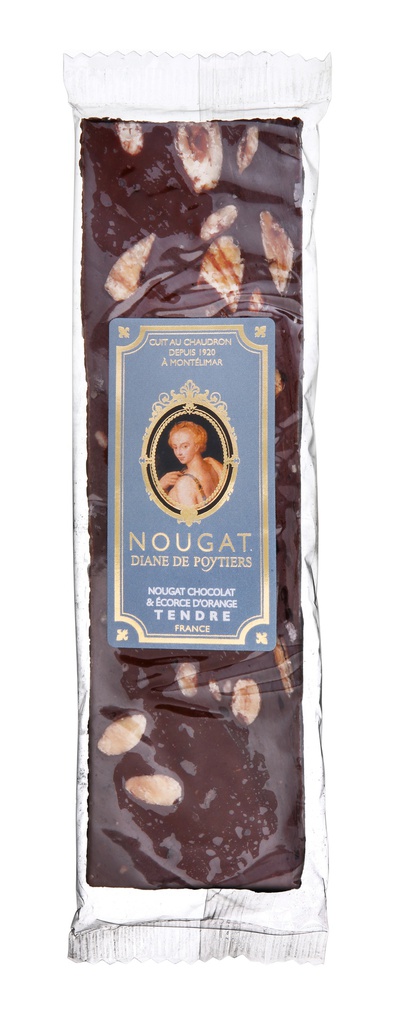 *Présentoir barres de nougat cacao et orange 100g x 24