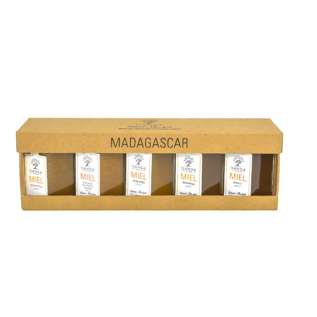 Quintet de miel de Madagascar 5X140g X10