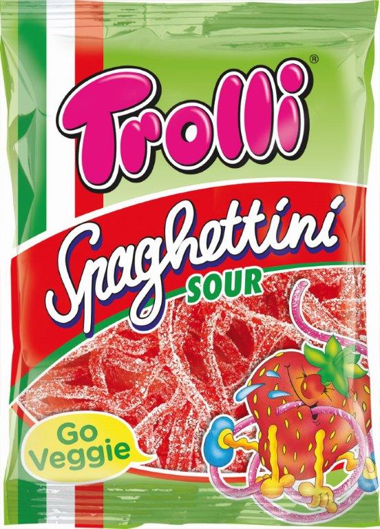 Spaghettini fraise acidulé sachet 100g x 30