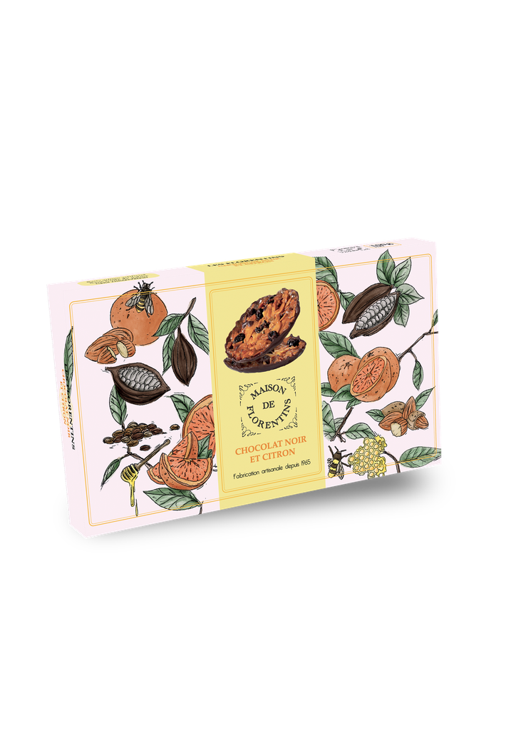 *Etui Florentins citron choco noir 100g x12