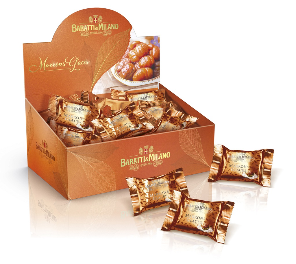 Présentoir de 30 +30 Marrons glacés de 20g