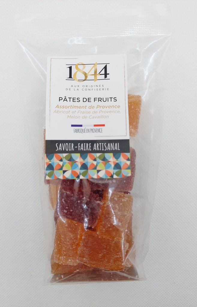 Sachet pâtes de fruits assort Provence 160g x 8