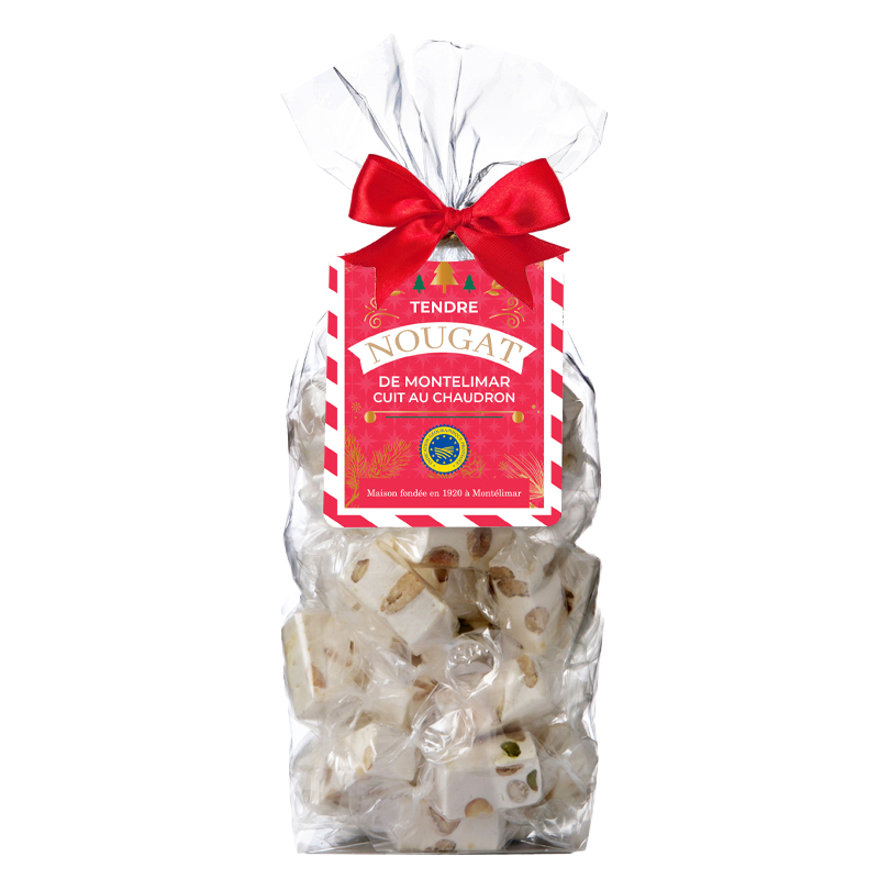 Sachet décor noël nougat papillotes 150g x 18