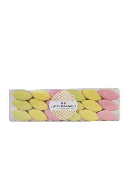 Réglette 12 petits calissons pastel OHG 110g x 12