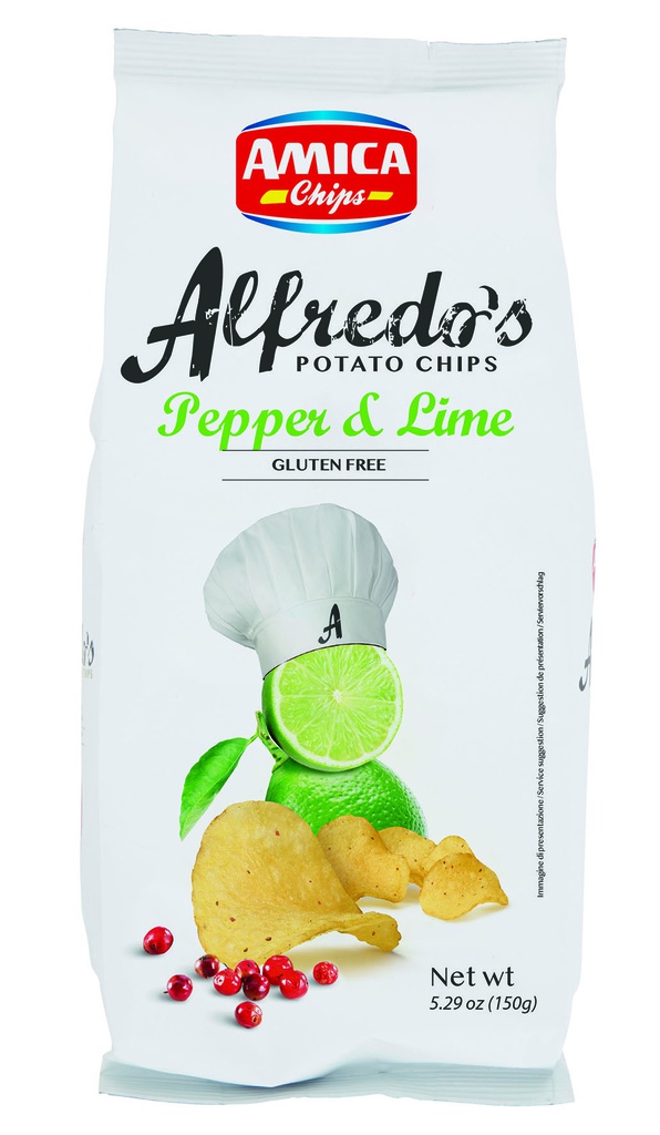Chips citron et poivre Alfredo 150g x 15