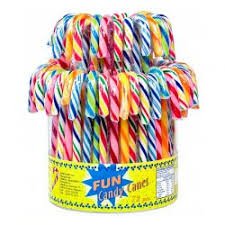 Mini candy cane aux fruits  14g x 72