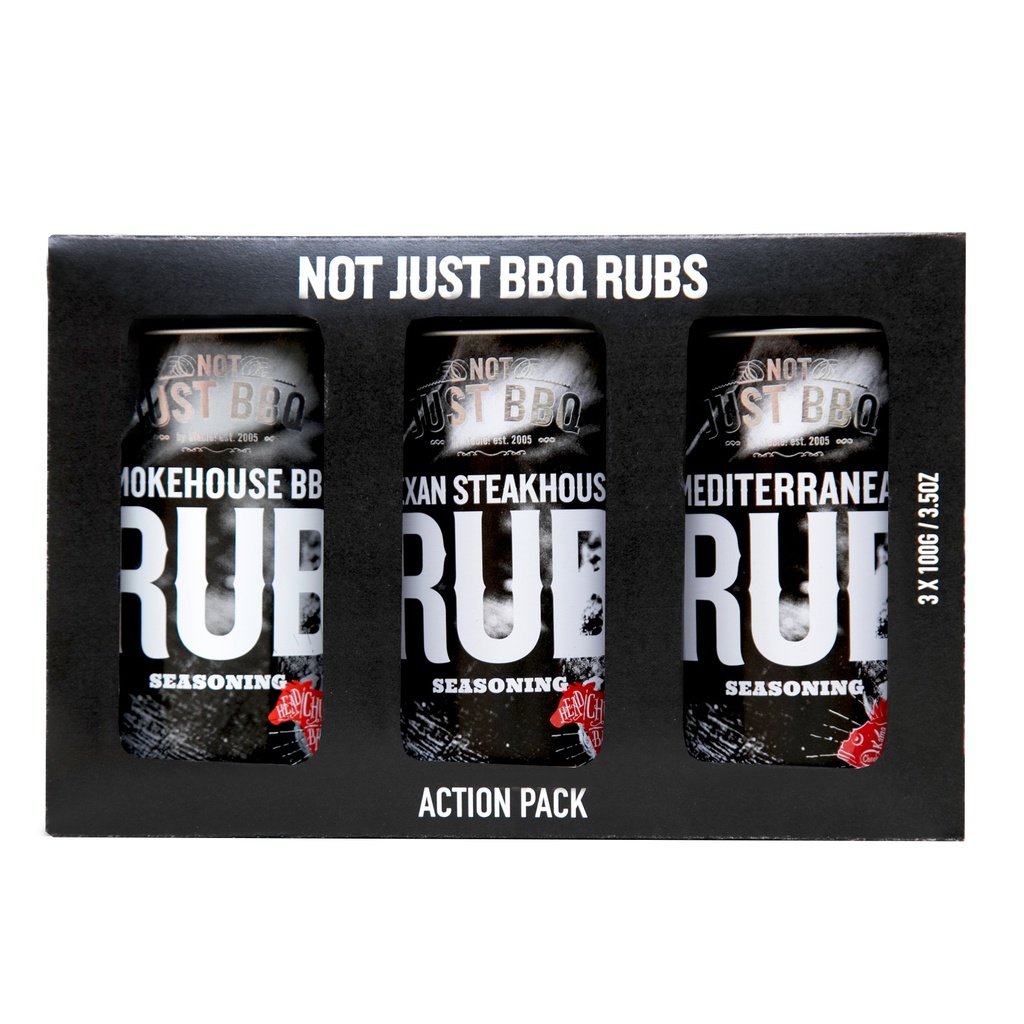 Multi pack 3 Rubs 140g x 6