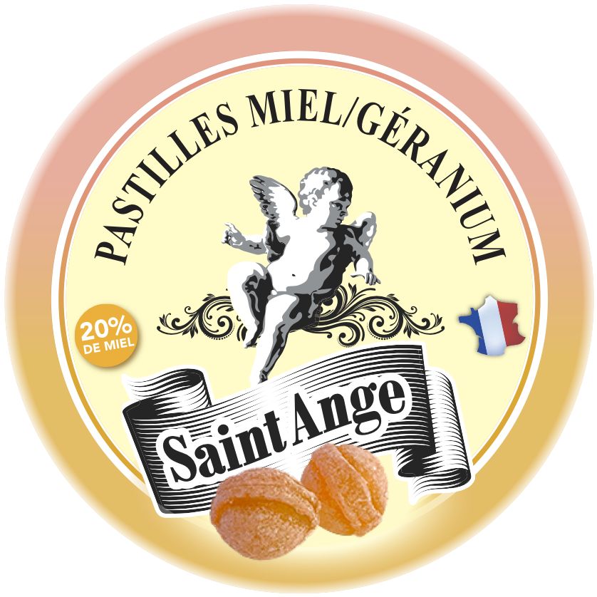 Pastilles au Miel Géranium 50g x 10