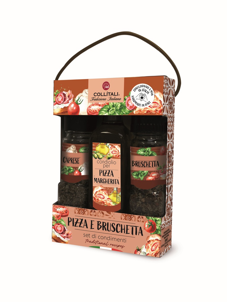 Coffret trio PIZZA et BRUSCHETTA X6