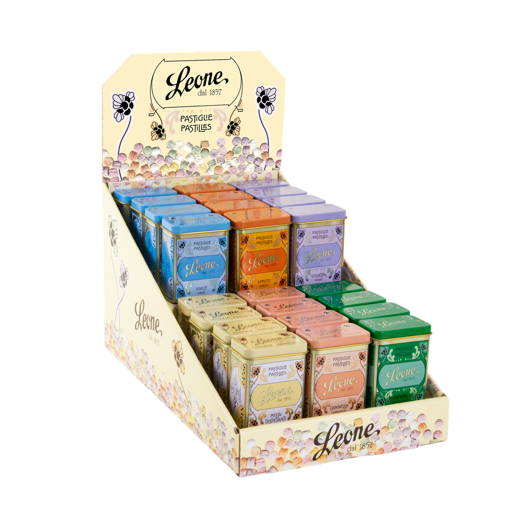 Pastilles parf assortis display de 24 boites de 30g