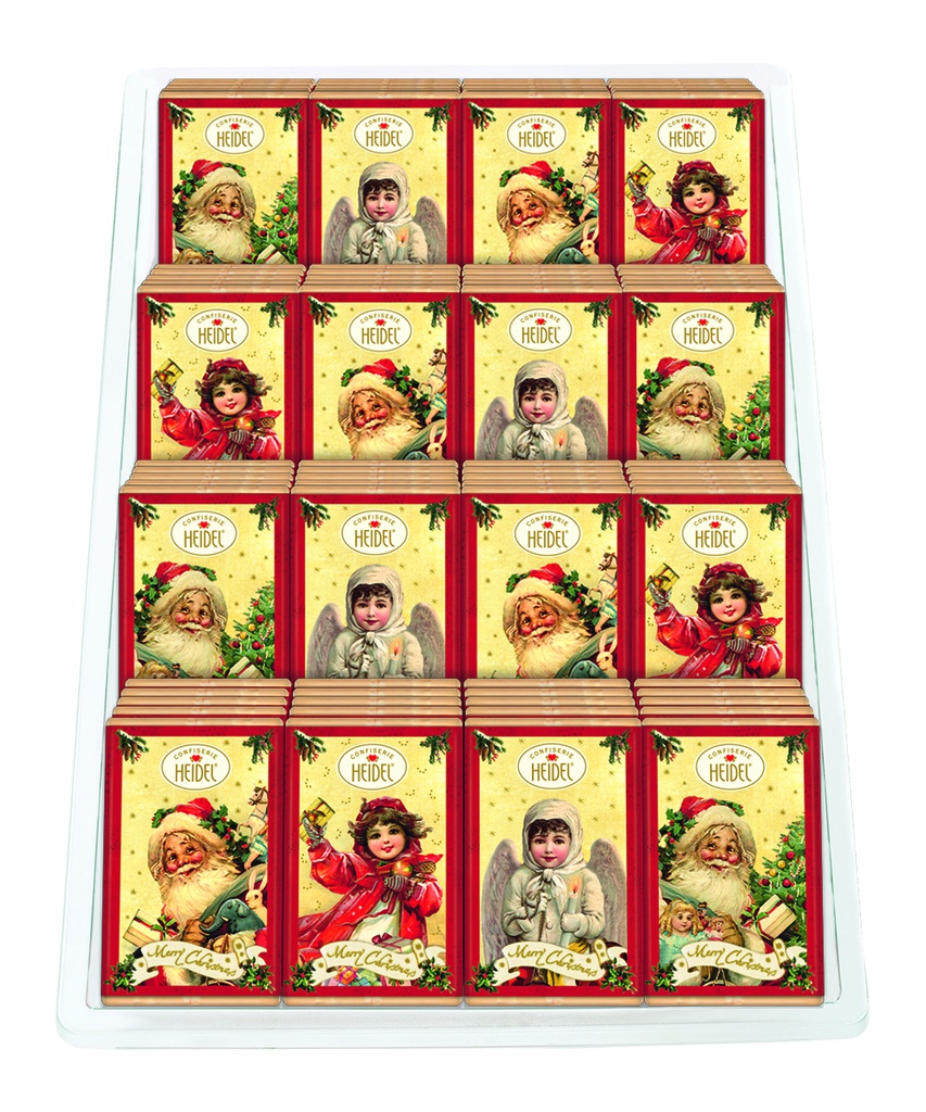 Mini tablette chocolat Nostalgie de Noël 10gx108