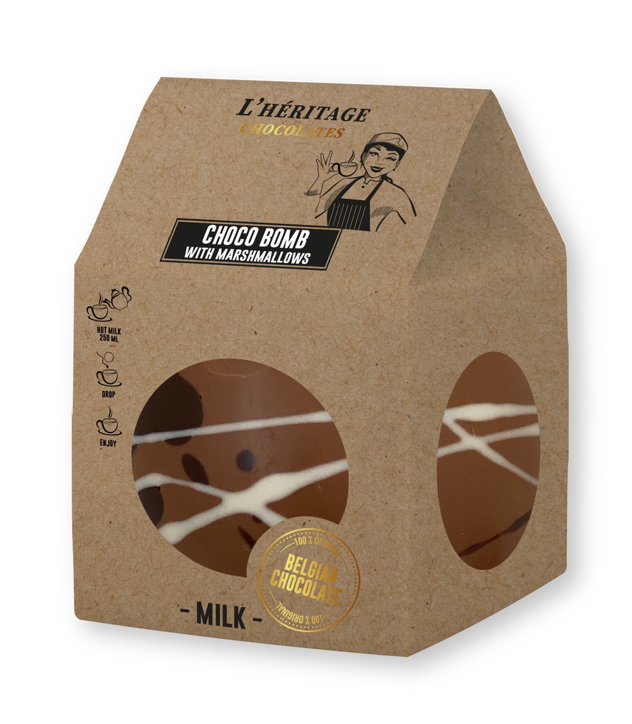 Cube Chocobomb choc lait 45g x 12