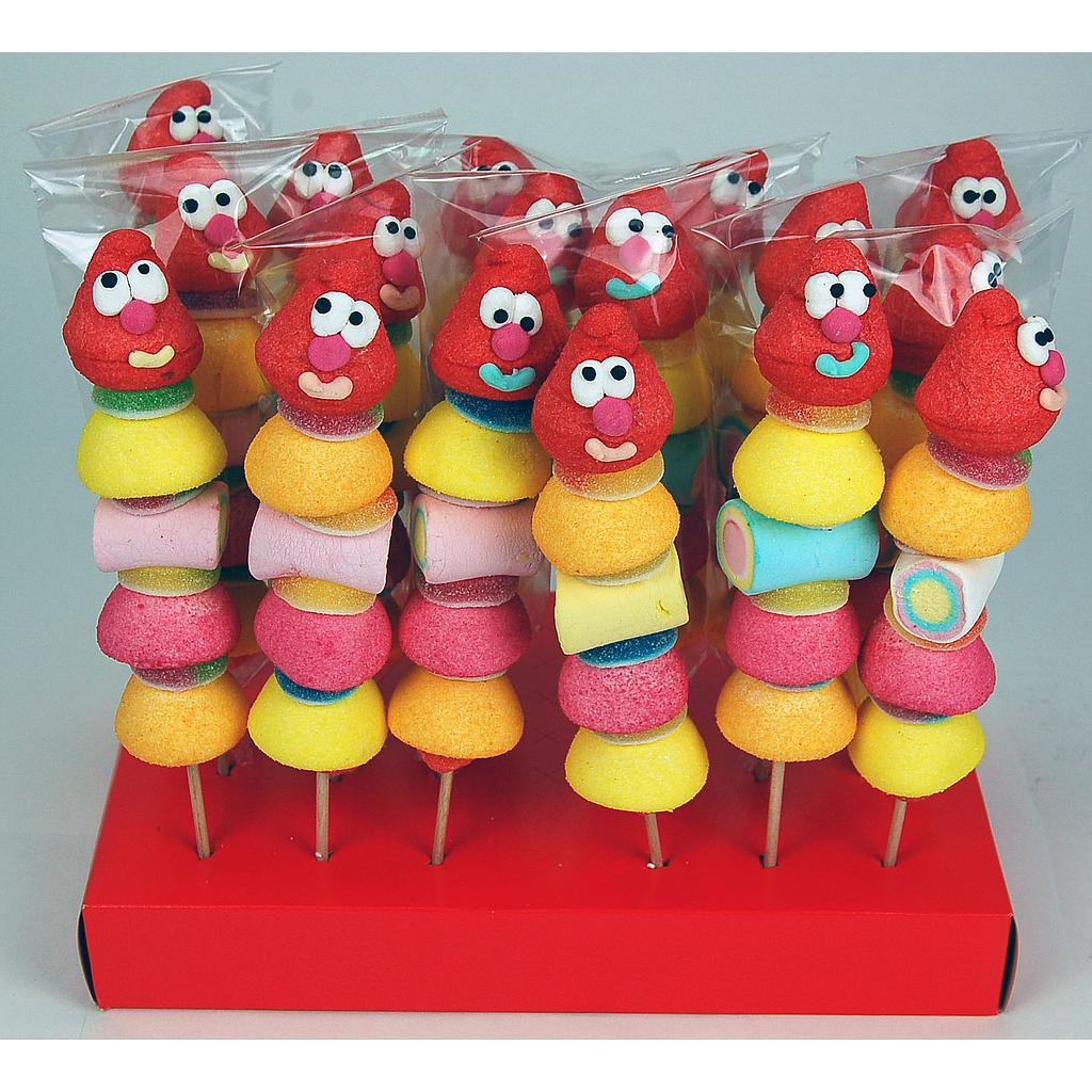 Brochette guimauve Happy Fun 75g x 26