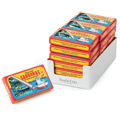 Boite 3 sardines chocolat SC 24g x 18