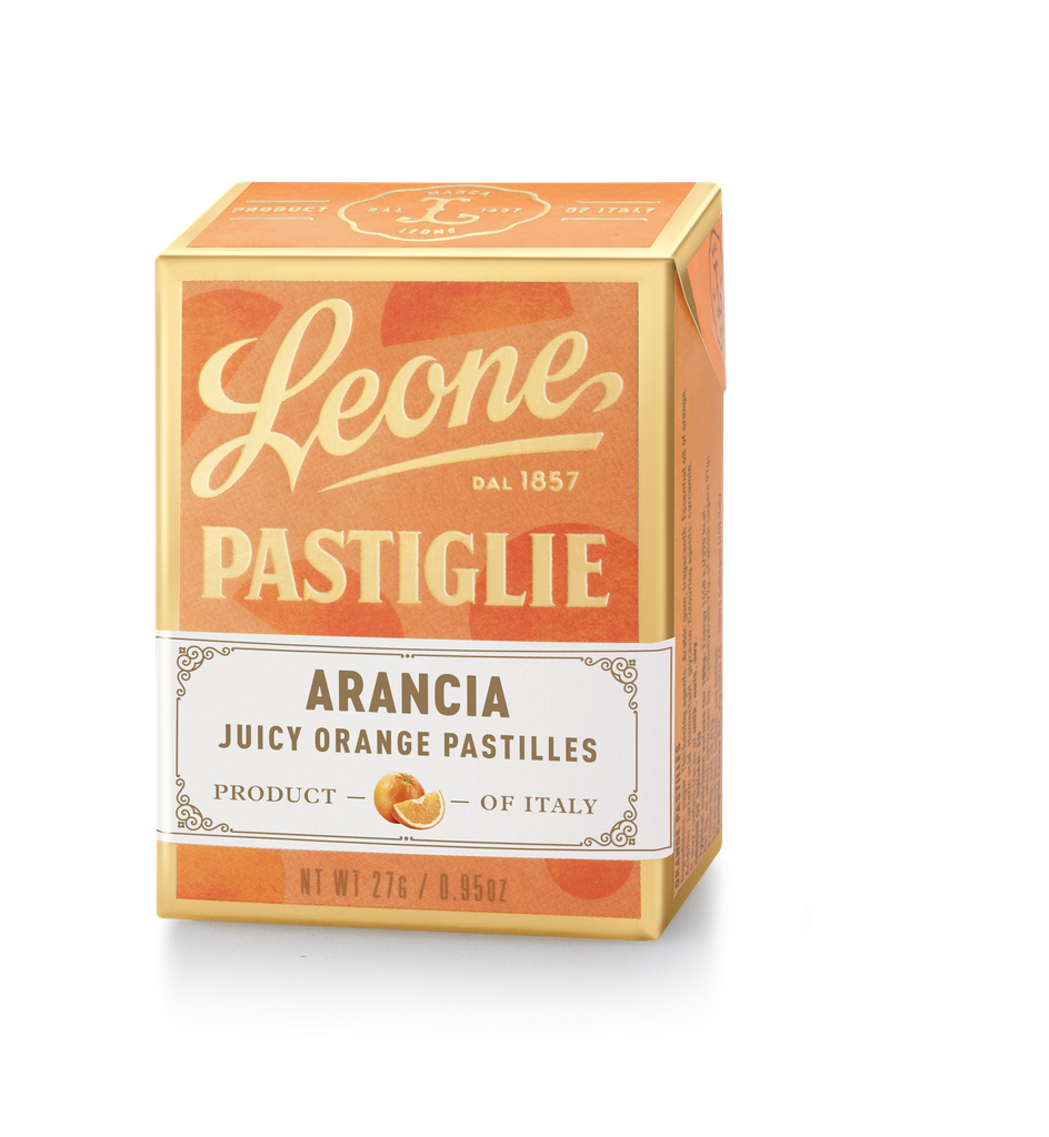 Pastilles Orange ND display 18 btes carton 27g