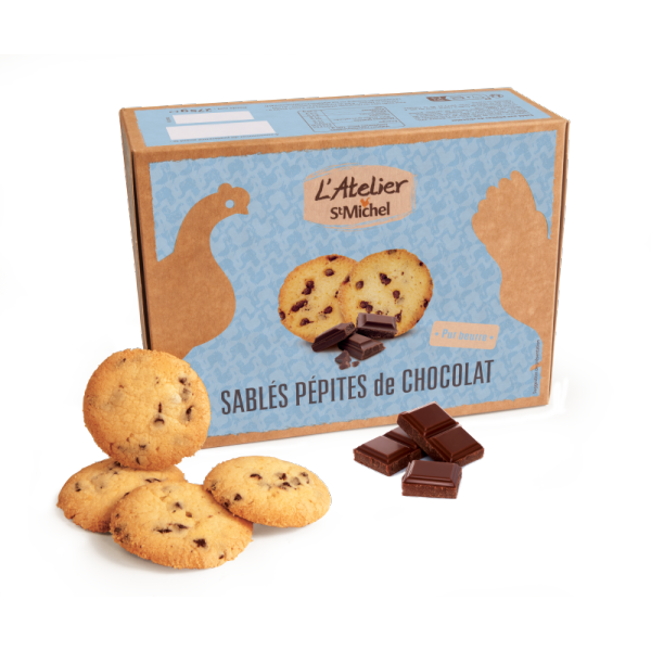 Sablé pépites chocolat Atelier Saint Michel 275g X8