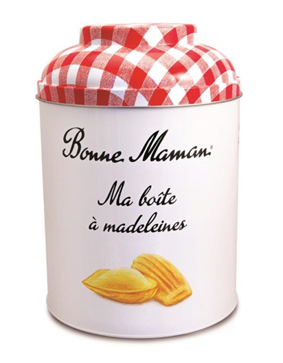 Boite métal madeleines Bonne Maman 600g X6