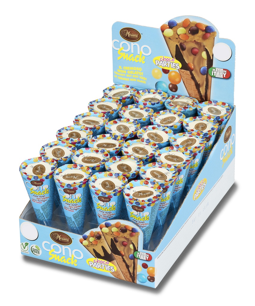 *Cornet gaufrette pastilles multi 25g x 24