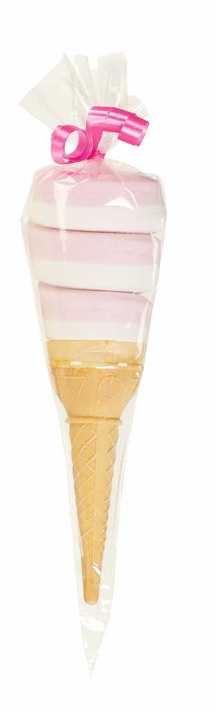 Carton cornet à glace White Pink 72g x 12
