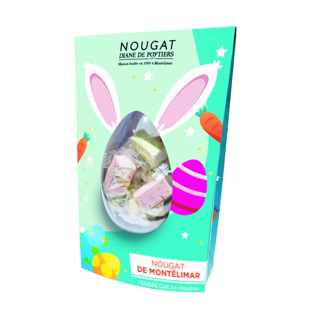 Oeuf pochette nougat tendre 125g x 12