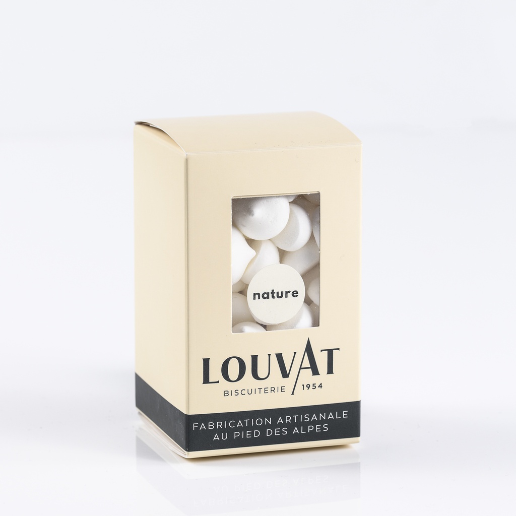 *Boite meringues &quot;gouttes&quot; Vanille 50g X12