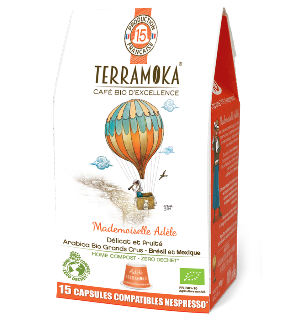 15 Capsules TERRAMOKA Bio ADELE X10