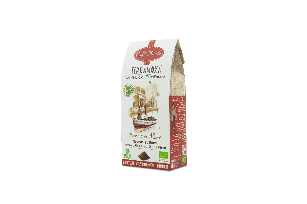 Café MOULU 250g TERRAMOKA Bio ALBERT X10